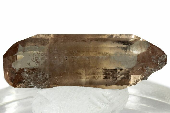 Lustrous Double-Terminated Champagne Topaz Crystal - Utah #309266